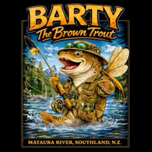 Barty The Trout - AS Colour Womens Maple Tee Design