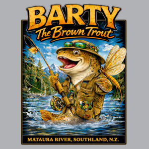 Barty The Trout - Cloke Women's Standard Crew Neck Sweat Design