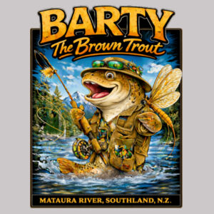 Barty The Trout - AS Colour Womens Supply Hood Design