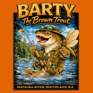 Barty The Trout - Thread Project Youth Epic Tee Design