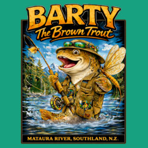 Barty The Trout - Biz Collection Kids Ice Tee Design