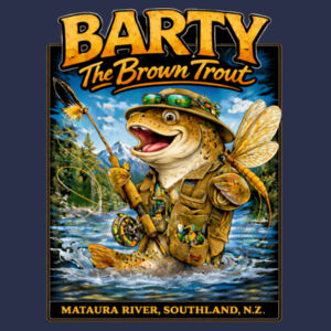 Barty The Trout - AS Colour Kids Staple Tee Design