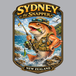 Sydney The Snapper - Thread Project Unisex Summer Tee Design