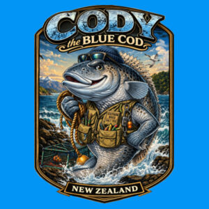 Cody The Cod - Biz Collection Youth Ice Tee Design