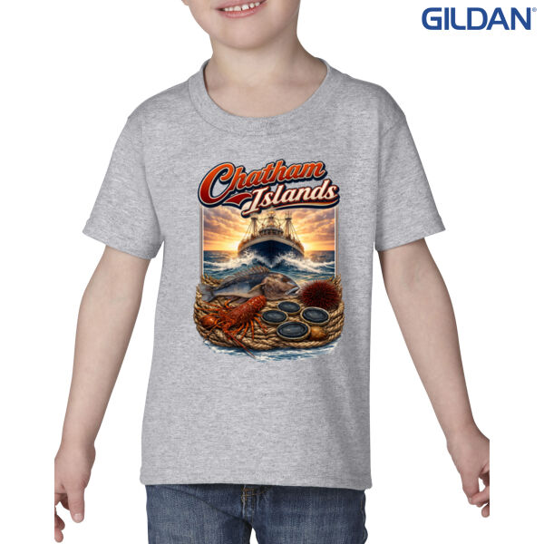 Chatham Islands - Gildan Toddler Heavy Cotton T-Shirt Thumbnail