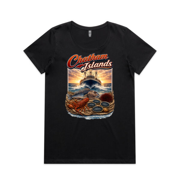 Chatham Islands - AS Colour Womens Maple Scoop Tee Thumbnail
