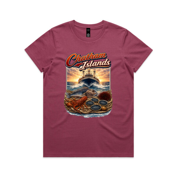 Chatham Islands - AS Colour Womens Maple Tee Thumbnail